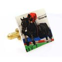 Equestrian Stamp Cufflinks