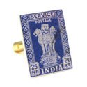 Ashoka Pillar Cufflinks (India)