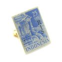 Eastern Java Stamp Cufflinks (Indonesia)