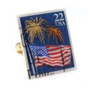 4th of July Flag Cufflinks (USA)
