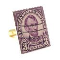 Lincoln Stamp Cufflinks