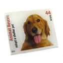 Golden Retriever Stamp Cuff Links