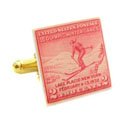Ski Stamp Cufflinks