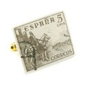 El Cid Stamp Cufflinks (Spain)
