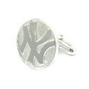 Sterling Silver Yankee Cufflinks