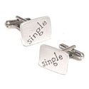 Single Slogan Cufflinks