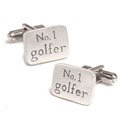Number 1 Golfer Cufflinks