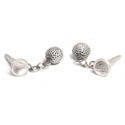 Golf Ball and Tee Cufflinks