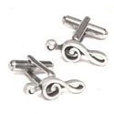 Treble Clef Cufflinks