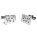 Cricket Crazy Cufflinks