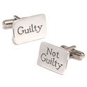 Guilty, Not Guilty Cufflinks