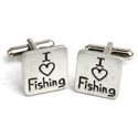 Love Fishing Cufflinks