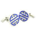 Blue Crystal Cufflinks