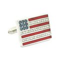 American Crystal Flag Cufflinks
