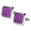 Purple Diamond Cufflinks