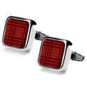 Ruby Tartan Cuff Links