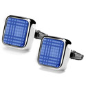Blue Tartan Cufflinks