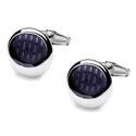 Gray Stripe Cufflinks