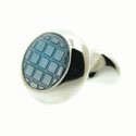 Blue Haze Checkerboard Cufflinks