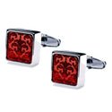 Ruby Floral Cufflinks