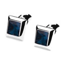 Jeweled Blue Cuff Link