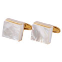 Luxe Mother of Pearl Cufflinks