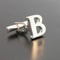 Sterling Letter B Cufflinks