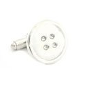 Sterling Button Cufflinks