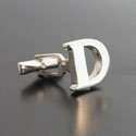 Sterling Letter D Cufflinks