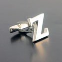 Sterling Letter Z Cufflinks