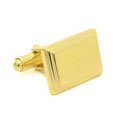 Vermeil Rectangular Engraveable Cufflinks