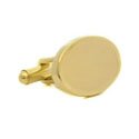 18KT Vermeil Oval Cufflinks