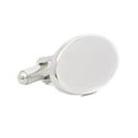 Sterling Oval Cufflinks