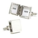 Sterling Locket Cufflinks
