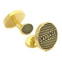 18KT Vermeil Garbage Manhole Cufflinks