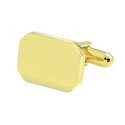 Vermeil Octagonal Block Cufflinks