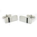 Rectangular Divide Cufflinks