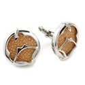 Tan Stingray Cufflinks