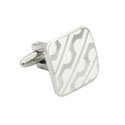 White Gear Cufflinks