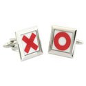 Red XO Cufflinks
