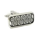 White Snake Cufflinks