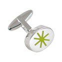 Oval Star Cufflinks