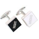Right and Wrong Cufflinks