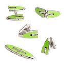 Lime Ellipse Titanium Flatlinks