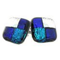Blue and Silver Cufflinks