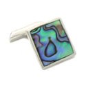 Sterling and Abalone Cufflinks