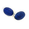 Lapis Oval Cufflinks