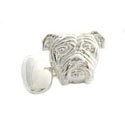 Sterling Bulldog Cufflinks