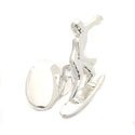 Sterling Surfer Cufflinks