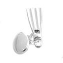 Sterling Flipper Cufflinks